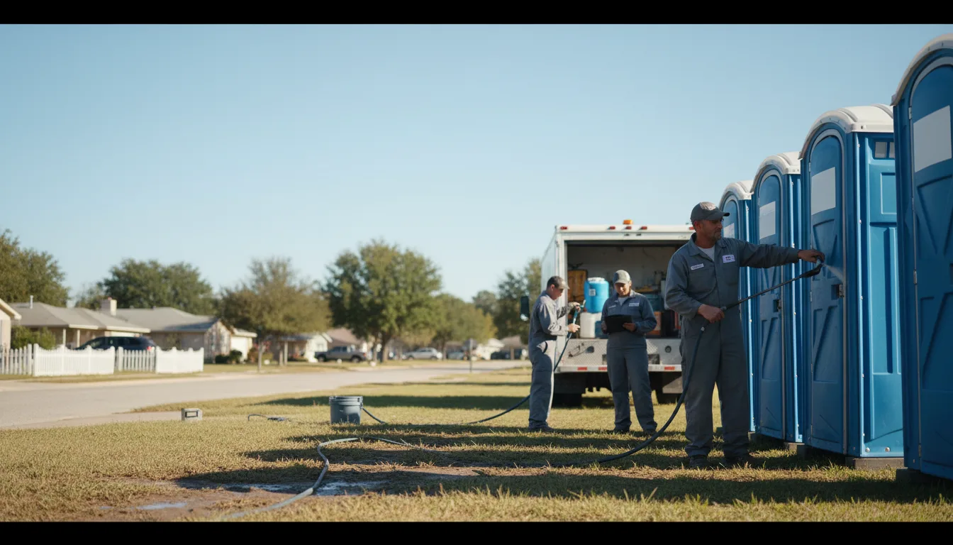 Long-Term Portable Toilet Rental in Hammon, OK near me